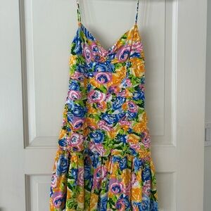 Floral Spaghetti Strap Dress